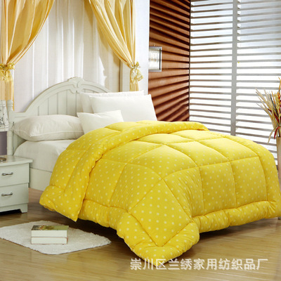 【南通家紡批發 冬季特惠被 珠光漿磨毛 超細纖維】價格,廠家,圖片,被子、蠶絲被、羽絨被,崇川區蘭繡家用紡織品廠-